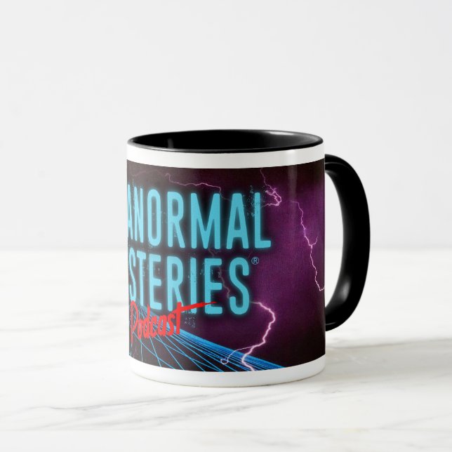 Paranormal Mysteries Synthwave Coffee Mug (Front Right)