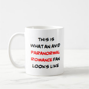 paranormal romance fan, avid coffee mug