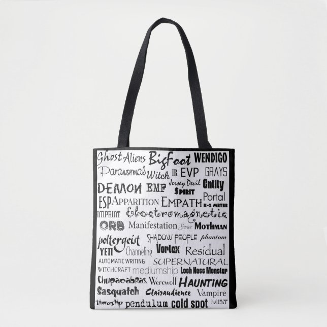 Paranormal Tote Bag (Front)