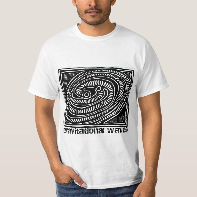 ParanormalPrints T-Shirt Gravitational Waves (Front)