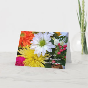 Paraprofessional Appreciation Day, Flowers Card