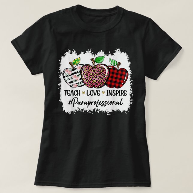 Paraprofessional Back To School T-Shirt (Design Front)