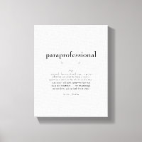 Paraprofessional Definition Appreciation Gift