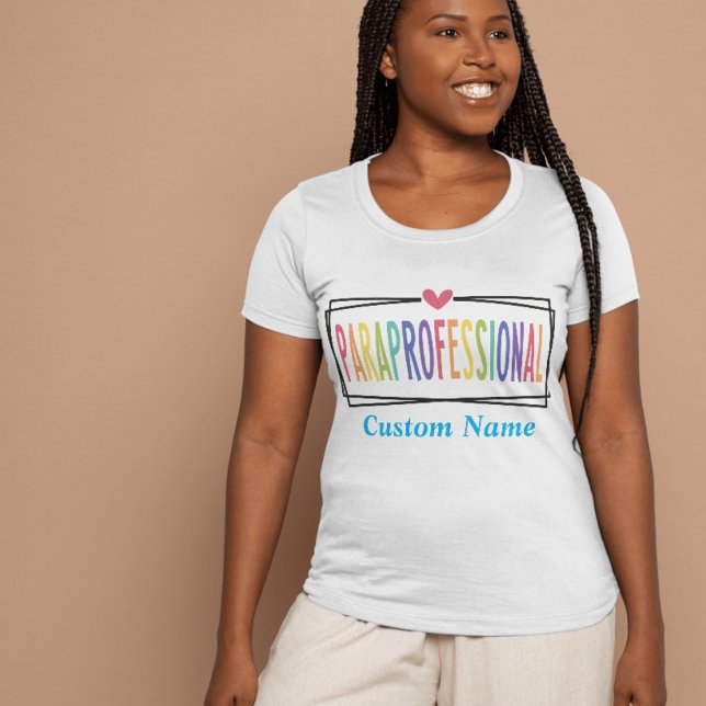 Paraprofessional, Heart, Para,  T-Shirt (Creator Uploaded)