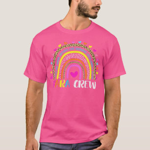 Paraprofessional Life Boho Leopard Rainbow Back To T-Shirt