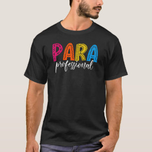 Paraprofessional Minimal Back To School Team Group T-Shirt