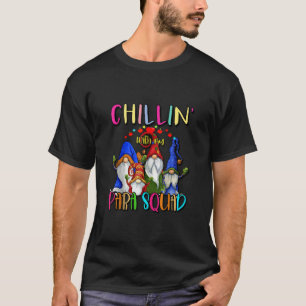 Paraprofessional Para Squad Chillin Gnomes Christm T-Shirt
