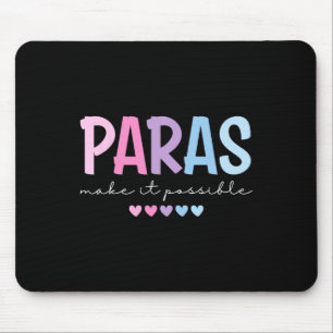Paras Make It Possible Heart Para Paraprofessional Mouse Mat