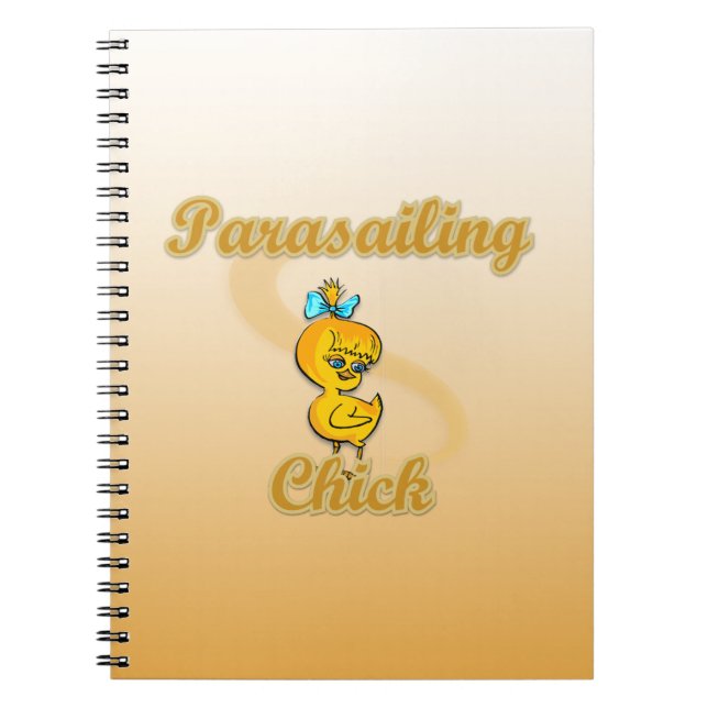 Parasailing Chick Notebook (Front)