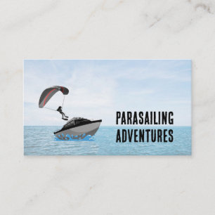 Parasailing Design Business Card