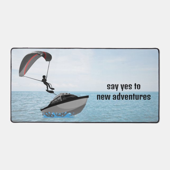 Parasailing Design Desk Mat (Front)