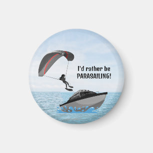  Parasailing Design Magnet