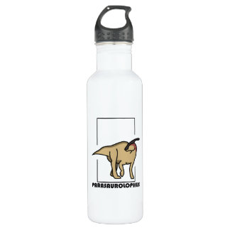 Parasaurolophus Dinosaur Design Water Bottle