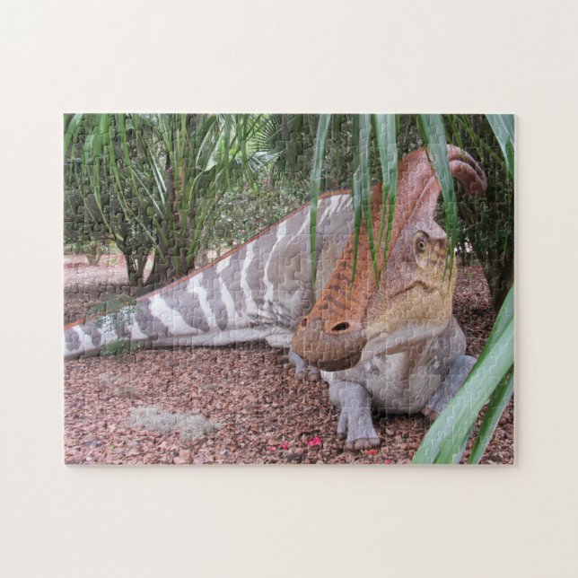 Parasaurolophus Dinosaur - Puzzle (Horizontal)
