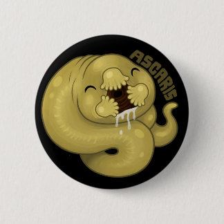 PARASITES: Ascaris 6 Cm Round Badge