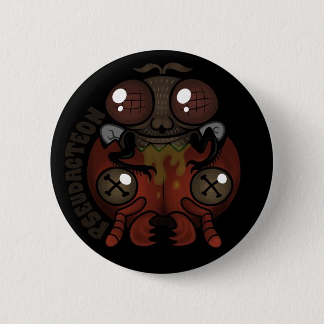PARASITES: Pseudacteon 6 Cm Round Badge (Front)