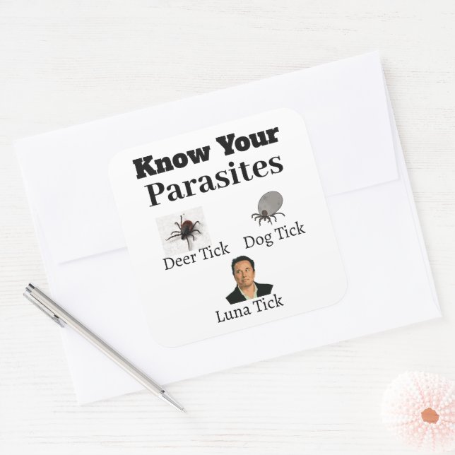 Parasites Sticker (Envelope)
