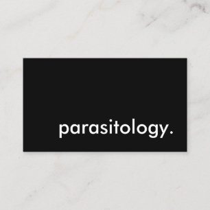 parasitology business card