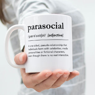 Parasocial Relationship GenZ Vocabulary Coffee Mug
