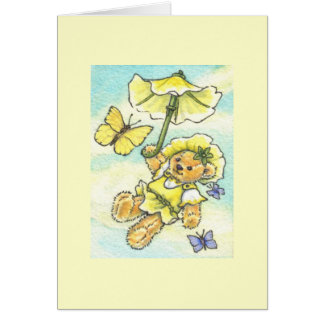 Parasol Teddy Blank Note