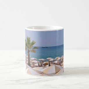 Parasols at Cannes in France Coffee Mug