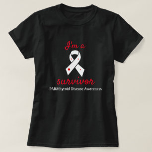 Parathyroid Disease Survivor Awareness Ribbon T-Shirt
