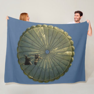 PARATROOPER and CHUTE Fleece Blanket