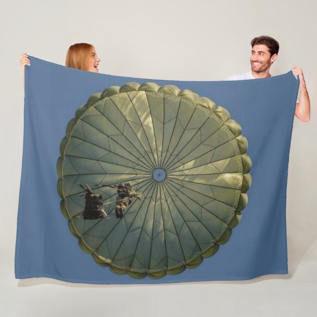 PARATROOPER and CHUTE Fleece Blanket (In Situ)