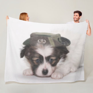 PARATROOPER PUPPY FLEECE BLANKET