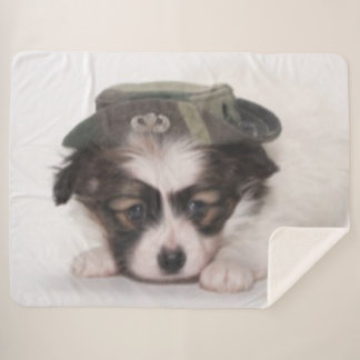 PARATROOPER PUPPY SHERPA BLANKET