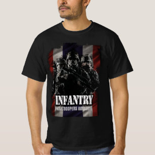 Paratroopers airborne infantry with Thai flag. T-Shirt