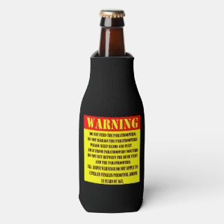 PARATROOPERS, DO NOT FEED BOTTLE COOLER