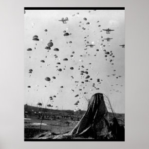 Paratroopers of the 187th RCT_War Image Poster