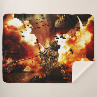 PARATROOPERS of the APOCALYPSE Sherpa Blanket