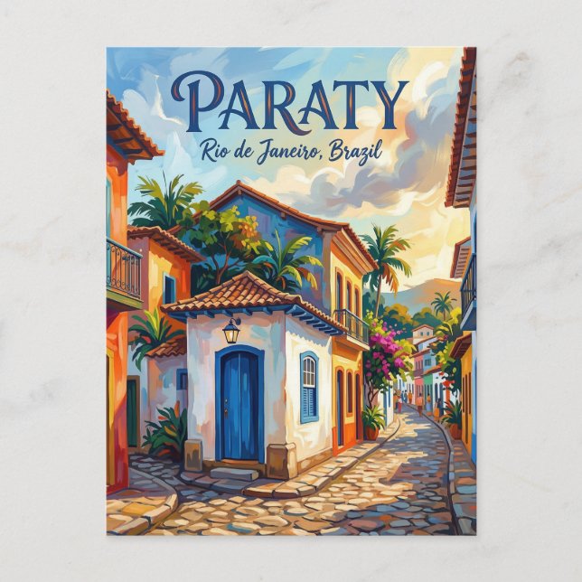 Paraty Brazil Postcard (Front)