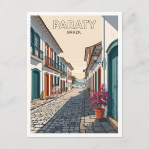 Paraty Historic Centre Brazil Travel Keepsake Postcard