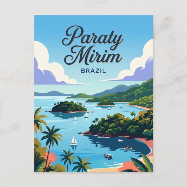 Paraty Mirim Brazil Postcard (Front)