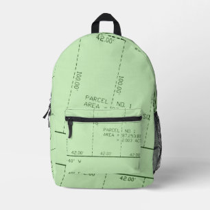 Parcel 1- Real Estate Theme (Minted) Backpack