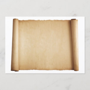 Parchment invitation