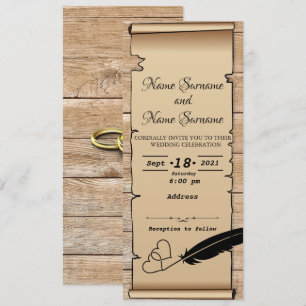 Parchment Invitation