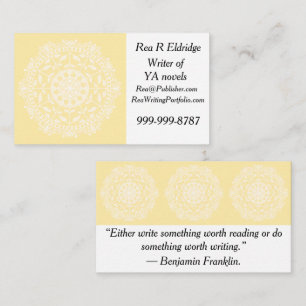 Parchment Mandala Business Card
