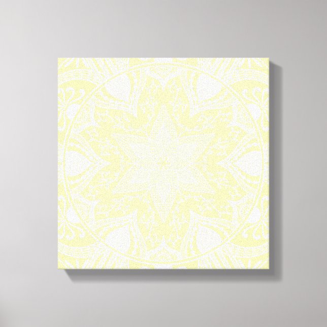 Parchment Mandala Canvas Print (Front)
