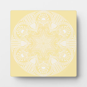 Parchment Mandala Plaque
