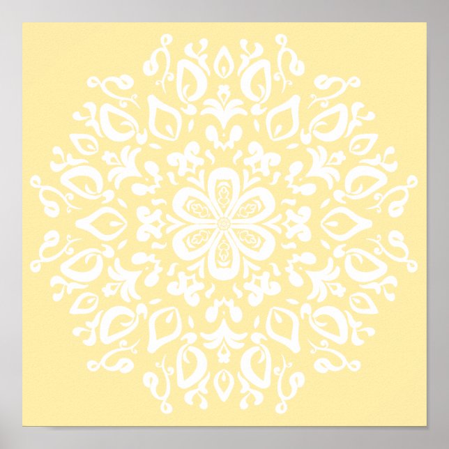 Parchment Mandala Poster (Front)