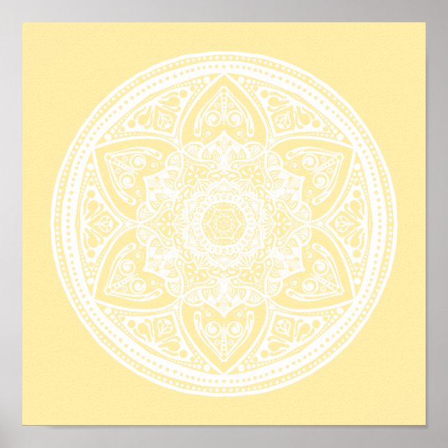Parchment Mandala Poster (Front)