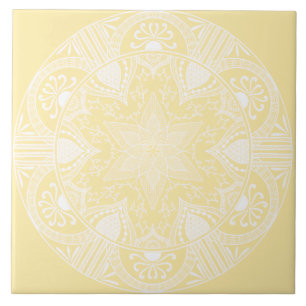 Parchment Mandala Tile