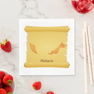 Parchment Of Malaysia Napkin