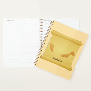 Parchment Of Malaysia Spiral Planner
