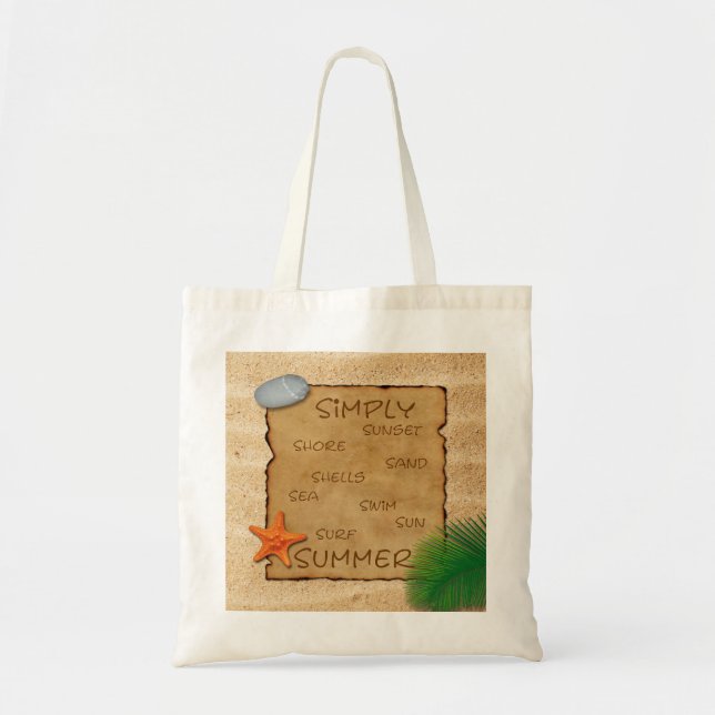 Parchment on Sand Background - Budget Tote (Front)