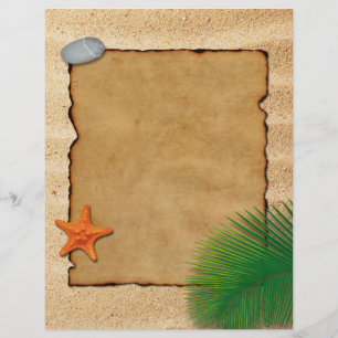 Parchment on Sand - Letterhead Stationery